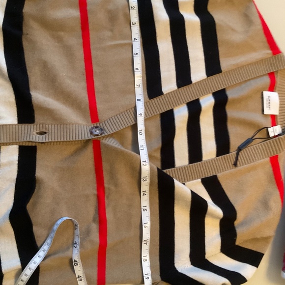 Burberry Multicolor Striped Cardigan - Picture 6 of 6